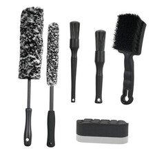 6PCS Car Rim Brushes for Cleaning Wheels, Car Detailing Cleaning Wash Brush