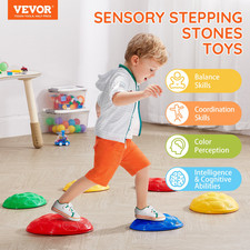 Kids Balance Stepping Stones  Sensory Obstacle Course - 6 PCS  Indoor  Outdoo