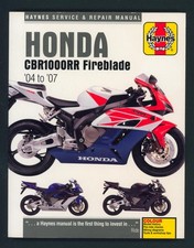 Honda CBR1000RR Fireblade (04-07) Haynes Manuale di servizio riparazione CBR 1000 RR GC20