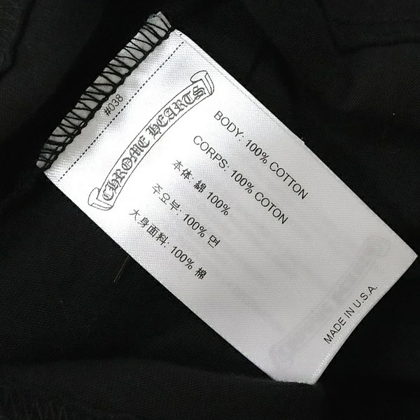 CHROME HEARTS Shinjuku Old English Neck Logo Long T-Sleeve Men's Size:L thumbnail 8