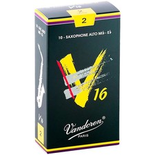 Vandoren Alto Sax V16 Reeds Strength 2 Box of 10