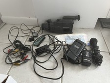 Vintage Sony Handy cam Video 8 CCD-F56 Bundle Untested REMOTE VIDEO CAMERA