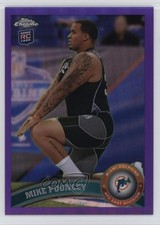 2011 Topps Chrome Retail Purple Refractor 73/499 Mike Pouncey #66 15xz