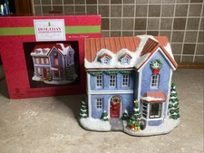 Holiday Inspirations by Susan Winget Lighted House Mistletoe Manor W/ Light Cord