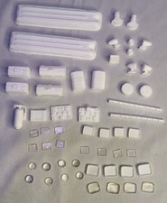 Lot Of Resin Parts For Fire Truck Police Ambulance Rescue Scale Model 124 125
