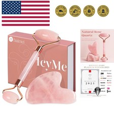 IcyMe Jade Roller  Gua Sha, Face Roller Redness Reducing Skin Care Tools, Se...