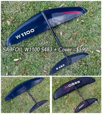 SABFOIL Carbon Wing 1100  Stabilizer 483  Fuselage  Cover for Wing-Foiling