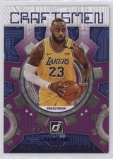 2021-22 Panini Donruss Craftsmen Press Proof Purple LeBron James #3 0q0