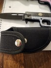 8"  Pink & Grey Assisted Spring Gun Pistols Tactical Folding Pocket Knife W/hols — photo 5