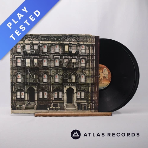 Led Zeppelin Physical Graffiti Double LP Album Vinyl Record - VG+/VG+