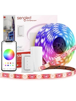 Sengled Zigbee Smart LED Strip Light Starter Kit Includes Hub Light Switch NIB