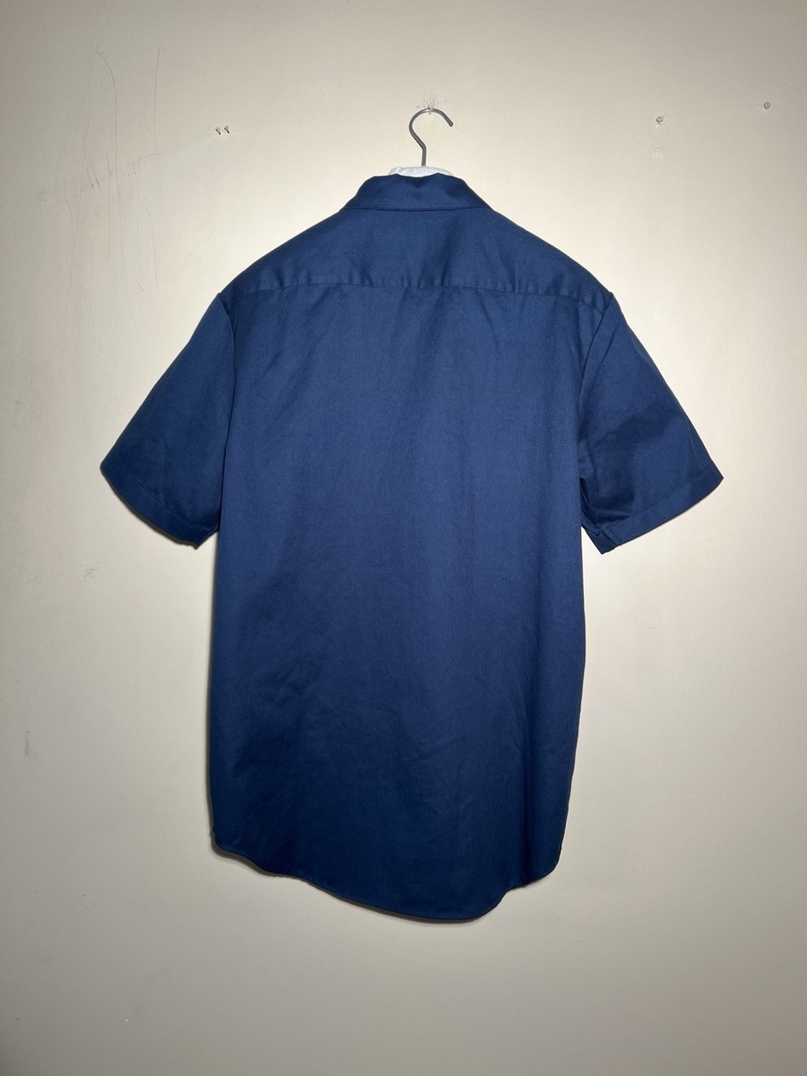 FW16 SUPREME Tom & Jerry S/S Work Shirt Navy Size L LARGE Rare