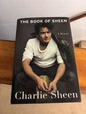 CHARLIE SHEEN THE BOOK OF SHEEN SIGNED AUTOGRAPHED HARDCOVER 1ST EDITION