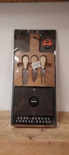 VonShef Herringbone Cheese Board With 3 x cheese servers Brand new kitchen ware