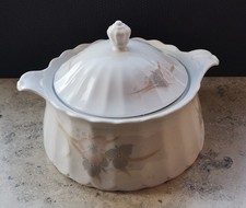 Eschenbach Porzellan Toledo Orchidee  Suppenterrine rosa grau 1,5 Liter