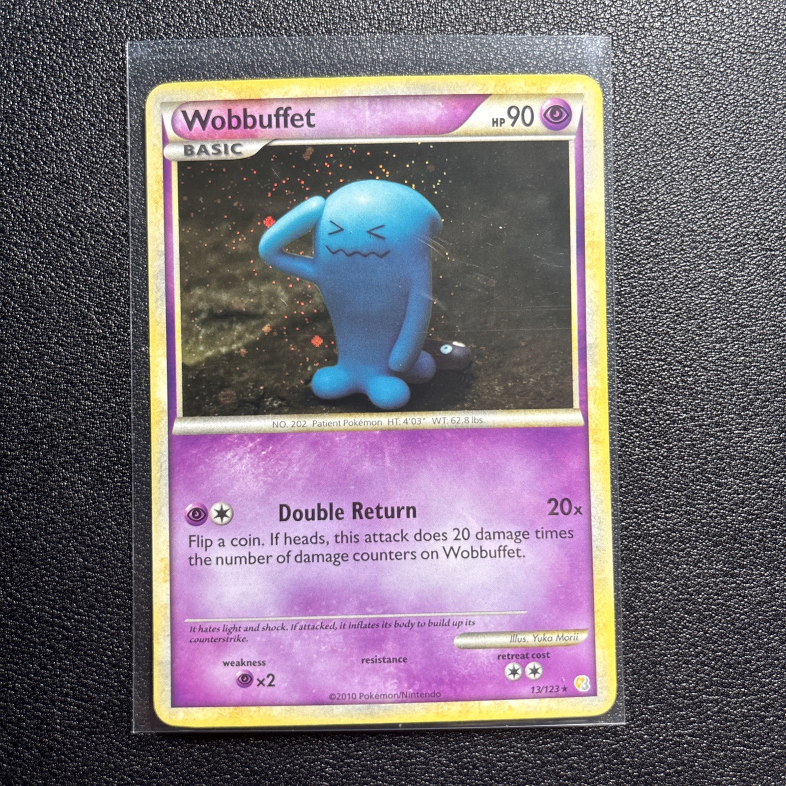 Pokémon Heartgold & SoulSilver Wobbuffet 13/123 Holo Rare Lightly Played