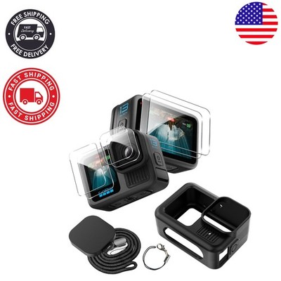 Ultimate Protection Bundle for GoPro Hero 13: Silicone Case & Screen Protectors