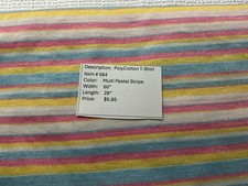 Item 584. Poly Cotton T-Shirt Knit Fabric