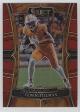 2023 Panini Select Draft Picks Concourse Red Prizm /149 Cedric Tillman Rookie RC