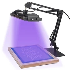 50W UV Exposure Unit for Screen Printing with Adjustable Stand and Large Top ...