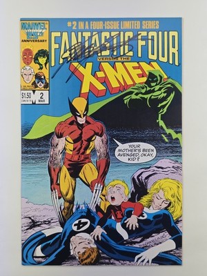 Marvel Fantastic Four Versusthe X-Men #2 (1987) Signed Chris Claremont