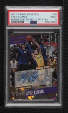 2017 Prestige Bonus Shots Signatures Crystal Kyle Kuzma #56 PSA 9 MINT Auto 0x5w