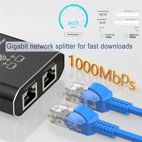 Gleichzeitige Vernetzung Netzwerk-Splitter Ethernet-Switcher Computer - Afbeelding 7 van 14