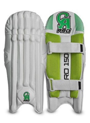A PRO 15000 Wicket Keeping Pads   Professional Cricket Keeper Leg Guards