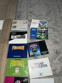 NES Booklet Lot 24 Total Vintage Nintendo Instruction Manuals Vintage