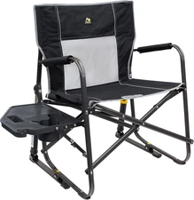 Freestyle Rocker XL with Side Table Camping Chair | Portable Folding Rocking Cha