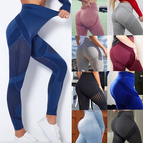 Women Seamless Tiktok Leggings Butt 