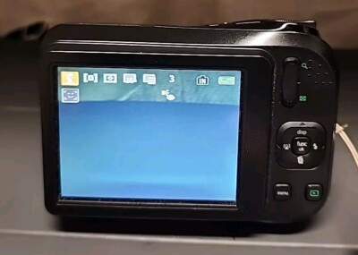 GE M145, 14.1 mp camera Parts Only. Turns On Has Power. Battery