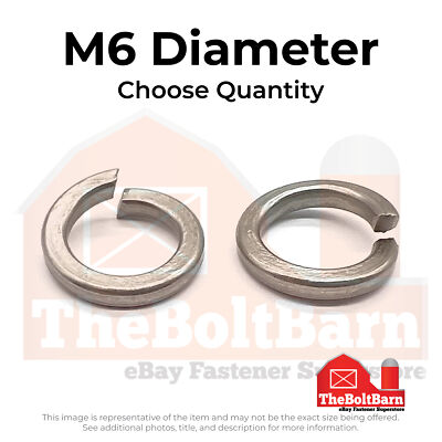 #ad M6 A2 70 Stainless Steel Hi Collar Lock Washers Pick Quantity $61.65