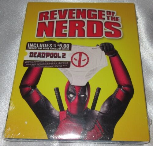 Revenge of the Nerds (1984) Blu-ray w/ Deadpool Photobomb Slipcover (New) Comedy