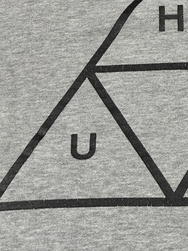 Sudadera con Capucha Pullover Manga Larga HUF TALLA L - GRANDE - GRIS - 2 Caras - Imagen 12 de 22