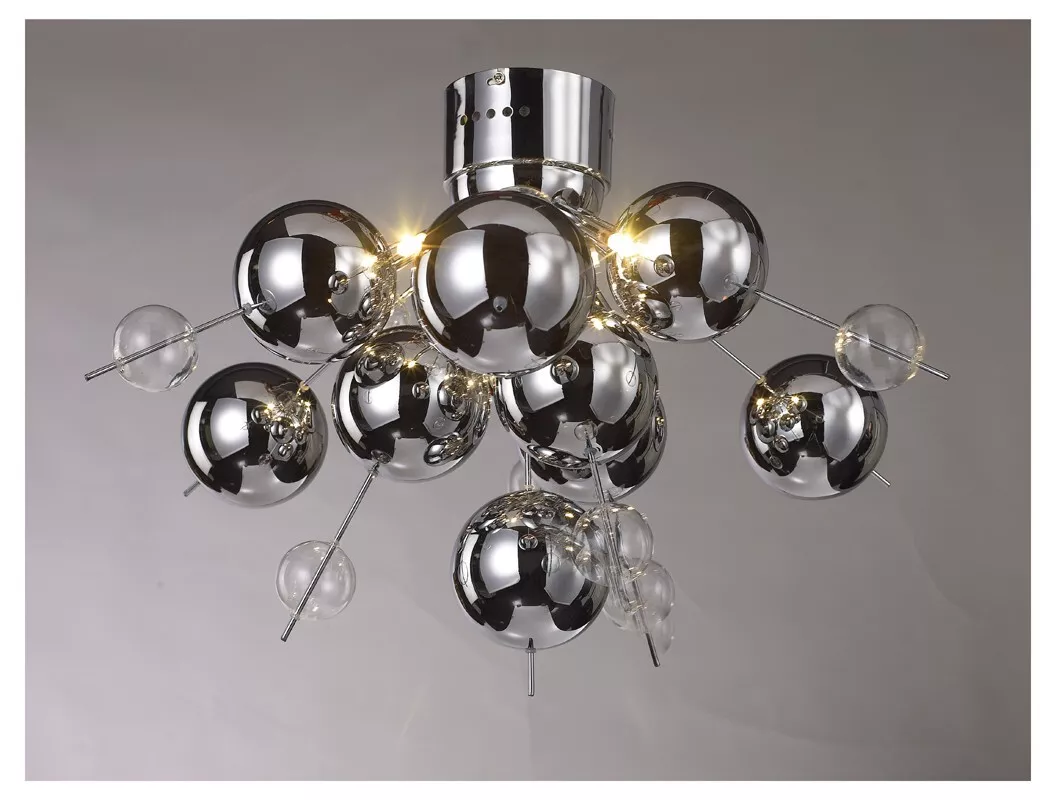 Chrome ball ceiling light deals