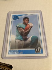2018 Donruss Football Rated Rookie #330 Kalen Ballage Rc Dolphins