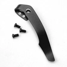 1PC Titanium Deep Carry Pocket Back Clip For Cold Steel Voyager Series Knifes