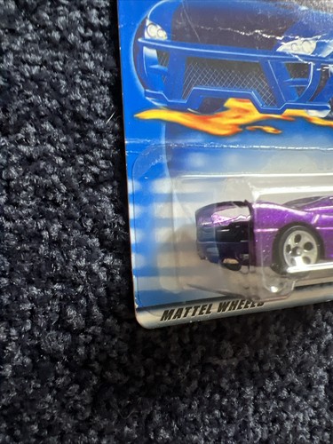 2001 Hot Wheels #238 FERRARI F50 Purple w/Chrome 5 Dot Spokes - Picture 4 of 11