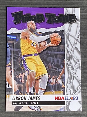 ** 2021-22 Hoops Prime Twine #8 LEBRON JAMES **
