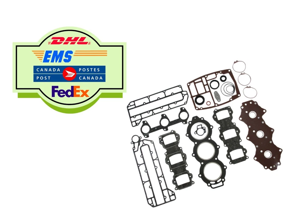 6K5-W0001-02-00 Fits Yamaha Outboard Motor 60 HP 2-Stroke Power Head Gasket Kit - Image 2 of 4