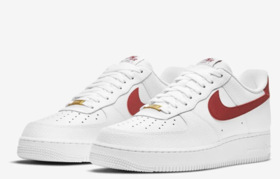 靴 NIKE Air Force 1 WHITE/TEAM RED-WHITE Nike Air Force 1 '07 White Team Red CZ0326-100 Men's Size | eBay
