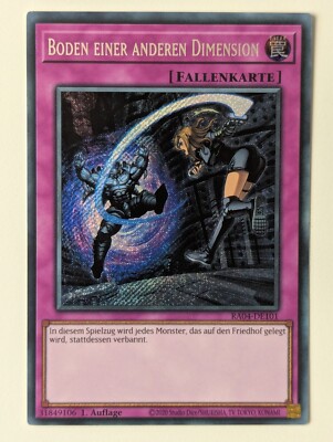 Boden einer anderen Dimension RA04-DE101 Secret Rare Deutsch NM YUGIOH