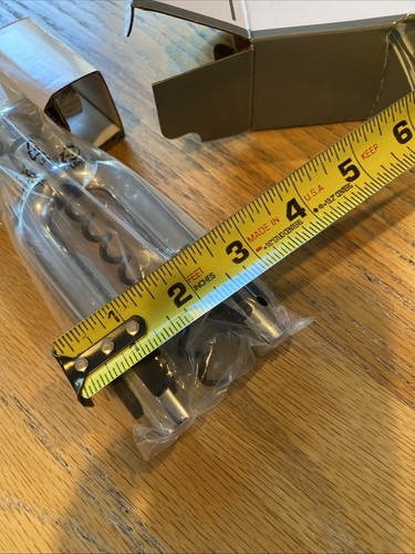 All-Clad Stainless Steel Corkscrew Extractor Wine Opener NEW! - Picture 8 of 8