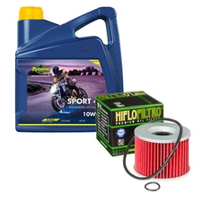 Putoline Sport 4R & Hiflofiltro Motorcycle Oil Filter Fits Kawasaki GPZ550 1984