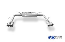 FOX Duplex Komplettanlage Ford Focus IV Turnier Kombi re li je 2x80mm Absorber
