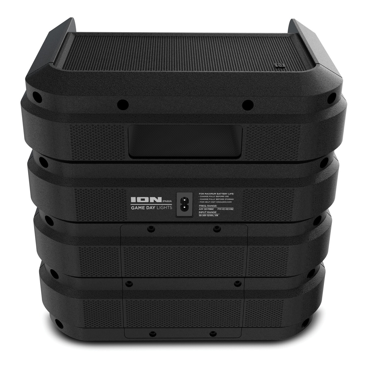 ION Audio Game Day Lights Wireless Rechargeable Speaker System - Black for  sale online | eBay