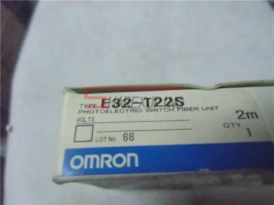 ONE OMRON E32-T22S Photoelectric Switch Fiber Unit E32T22S - Image 1 of 3