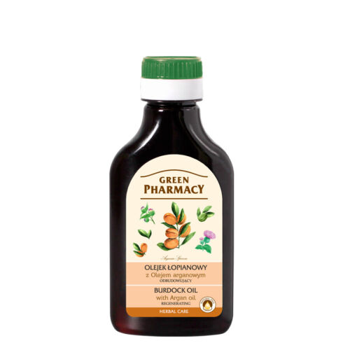 Green Pharmacy HERBAL Hair Oil Burdock with Argan Oil Stimulate Growth Vegan - Picture 1 of 1