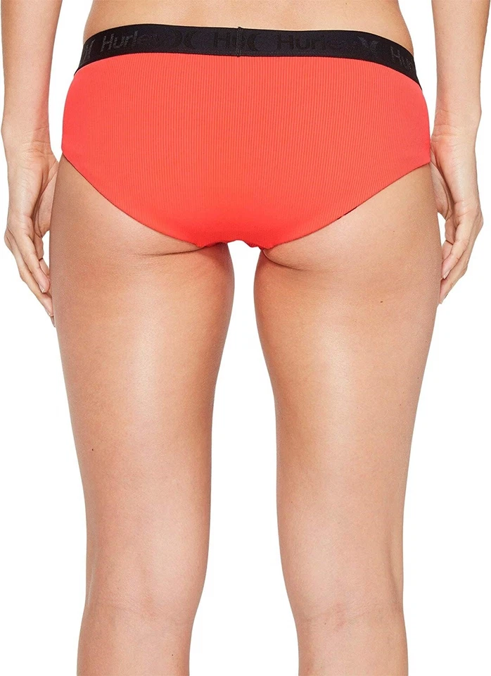 Pantalones de mujer Hurley Quick Dry 173895 con tiras carmesí brillante talla pequeña Foto 3 de 3